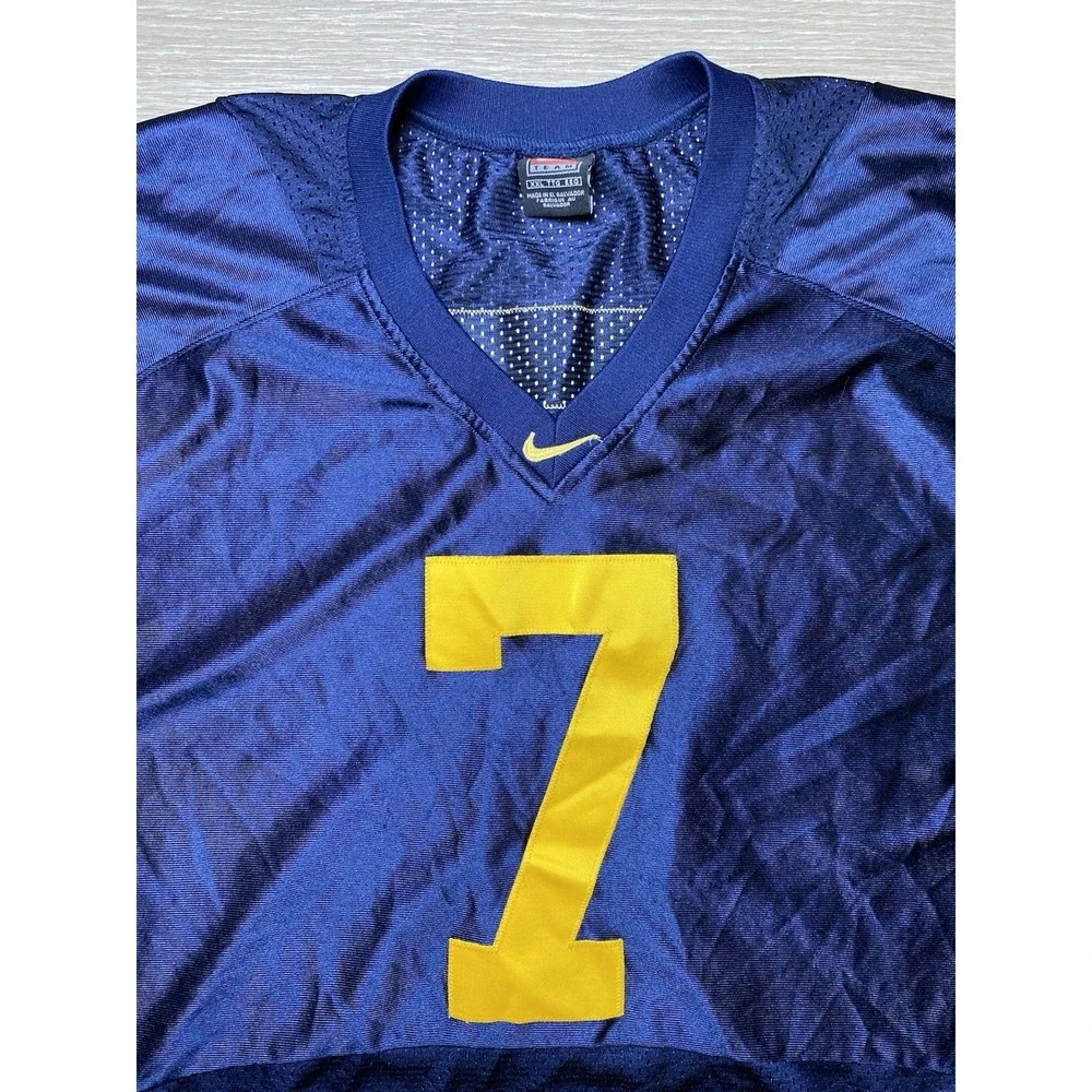 Men 2XL Vintage Y2K Nike Michigan Wolverines Authentic Stitched Football Jersey